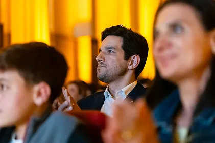 Plateia participativa no evento Inbix