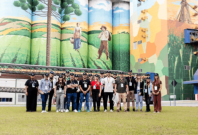 Visita aos silos da Maltaria Campos Gerais