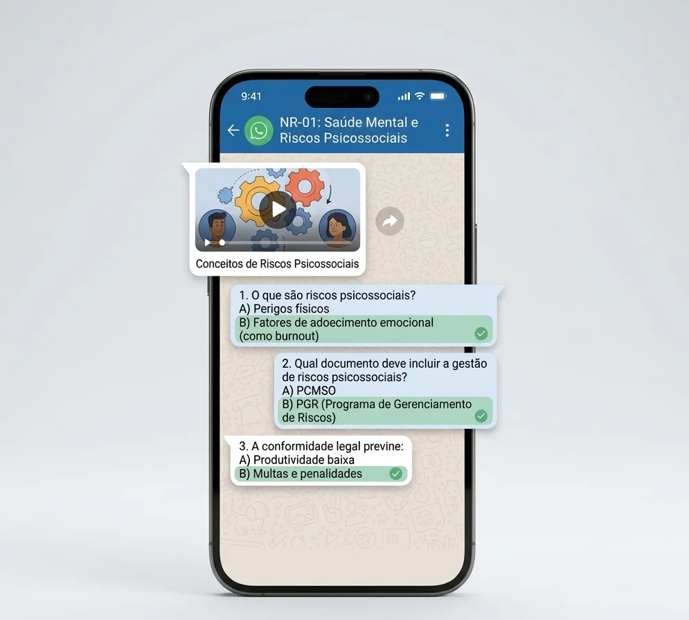 Canal WhatsApp para educação